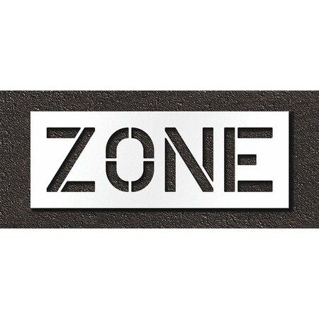 Pavement Stencil, Zone, STL-108-71224 MPN:STL-108-71224