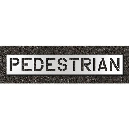 Pavement Stencil, Pedestrian, STL-108-71225 MPN:STL-108-71225