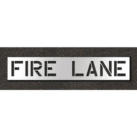 Pavement Stencil, Fire Lane, STL-108-71231 MPN:STL-108-71231