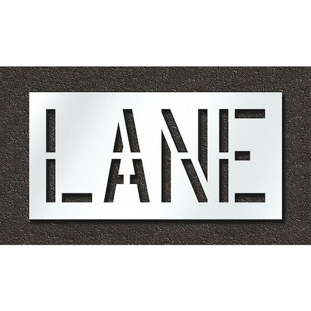Pavement Stencil, Lane, STL-108-71802 MPN:STL-108-71802
