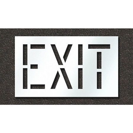 Pavement Stencil, Exit, STL-108-71805 MPN:STL-108-71805