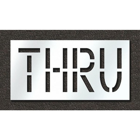 Pavement Stencil, Thru, STL-108-71808 MPN:STL-108-71808