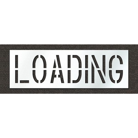 Pavement Stencil, Loading, STL-108-71812 MPN:STL-108-71812
