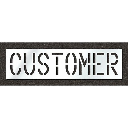 Pavement Stencil, Customer, STL-108-71814 MPN:STL-108-71814