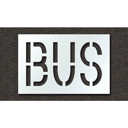 Pavement Stencil, Bus, STL-108-71815 MPN:STL-108-71815