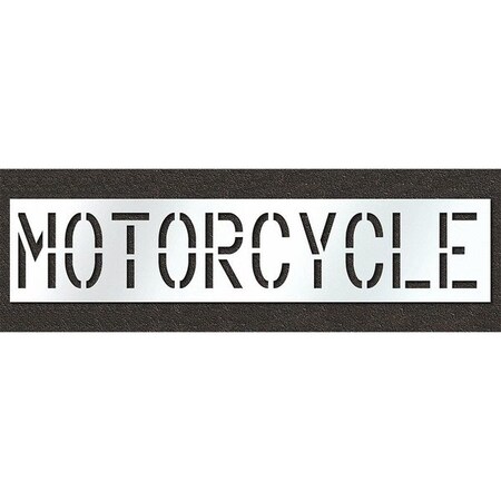 Pavement Stencil, Motorcycle, STL-108-71816 MPN:STL-108-71816