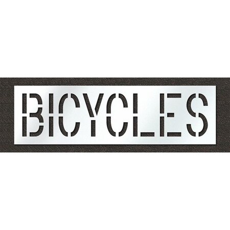 Pavement Stencil, Bicycles, STL-108-71818 MPN:STL-108-71818