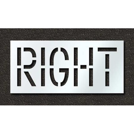 Pavement Stencil, Right, STL-108-71821 MPN:STL-108-71821