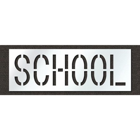 Pavement Stencil, School, STL-108-71823 MPN:STL-108-71823