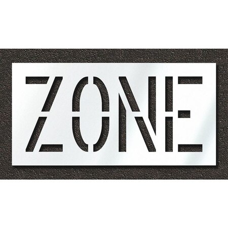 Pavement Stencil, Zone, STL-108-71824 MPN:STL-108-71824
