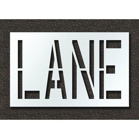 Pavement Stencil, Lane, STL-108-72402 MPN:STL-108-72402