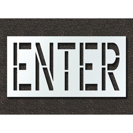 Pavement Stencil, Enter, STL-108-72404 MPN:STL-108-72404