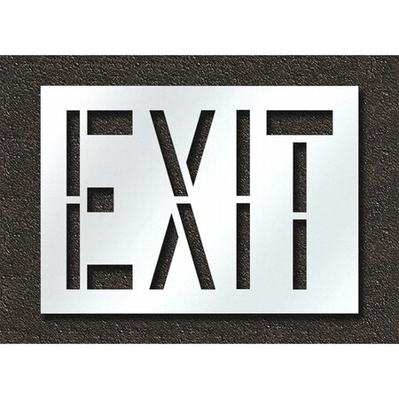 Pavement Stencil, Exit, STL-108-72405 MPN:STL-108-72405