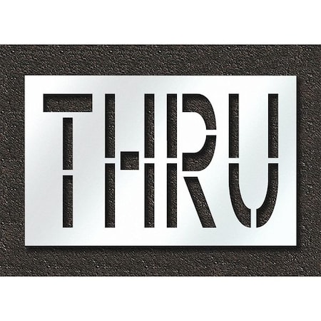 Pavement Stencil, Thru, STL-108-72408 MPN:STL-108-72408