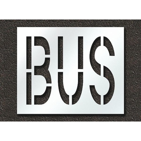 Pavement Stencil, Bus, STL-108-72415 MPN:STL-108-72415