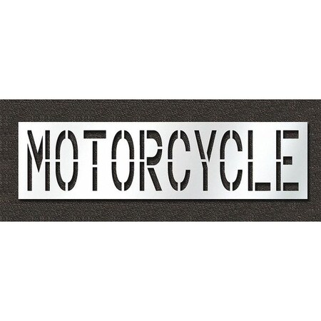 Pavement Stencil, Motorcycle, STL-108-72416 MPN:STL-108-72416