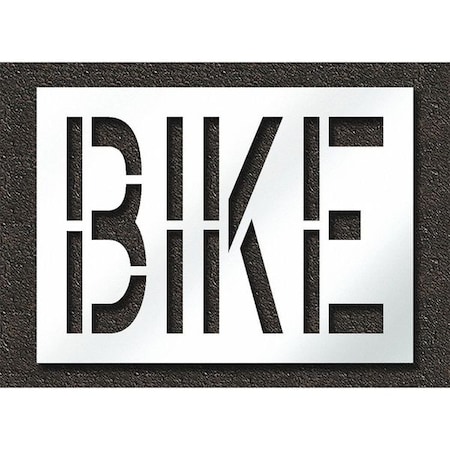 Pavement Stencil, Bike, STL-108-72417 MPN:STL-108-72417