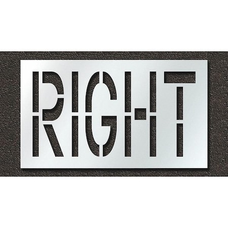 Pavement Stencil, Right, STL-108-72421 MPN:STL-108-72421