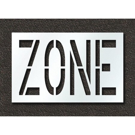Pavement Stencil, Zone, STL-108-72424 MPN:STL-108-72424