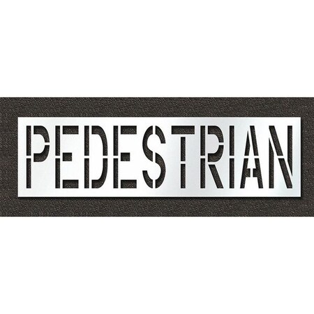 Pavement Stencil, Pedestrian, STL-108-72425 MPN:STL-108-72425