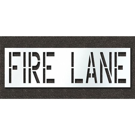 Pavement Stencil, Fire Lane, STL-108-72431 MPN:STL-108-72431