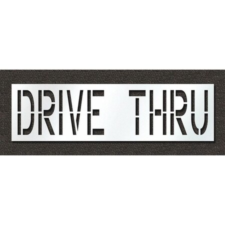 Pavement Stencil, Drive Thru, STL-108-72436 MPN:STL-108-72436