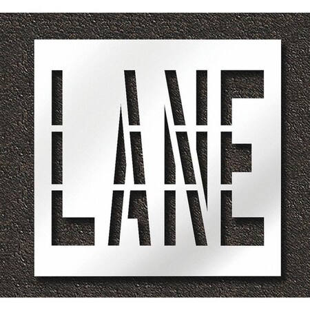 Pavement Stencil, Lane, STL-108-73602 MPN:STL-108-73602