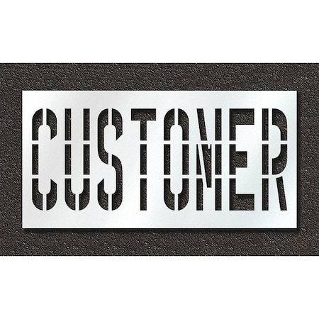 Pavement Stencil, Customer, STL-108-73614 MPN:STL-108-73614