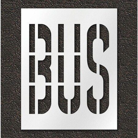 Pavement Stencil, Bus, STL-108-73615 MPN:STL-108-73615