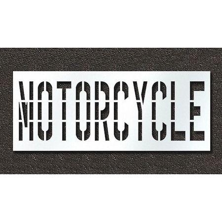 Pavement Stencil, Motorcycle, STL-108-73616 MPN:STL-108-73616