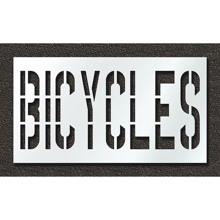 Pavement Stencil, Bicycles, STL-108-73618 MPN:STL-108-73618