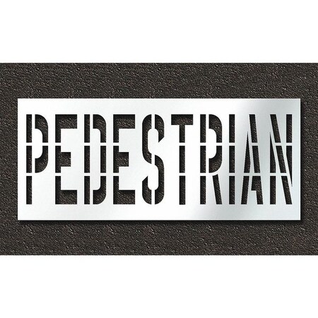 Pavement Stencil, Pedestrian, STL-108-73625 MPN:STL-108-73625