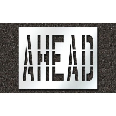 Pavement Stencil, Ahead, STL-108-73628 MPN:STL-108-73628