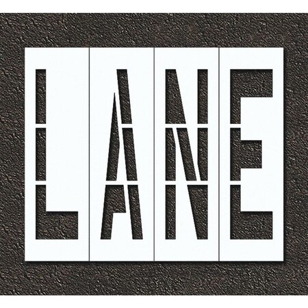 Pavement Stencil, Lane, STL-108-74802 MPN:STL-108-74802