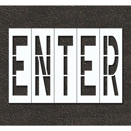 Pavement Stencil, Enter, STL-108-74804 MPN:STL-108-74804
