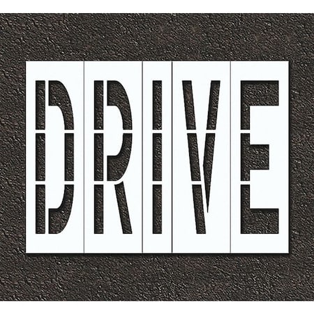 Pavement Stencil, Drive, STL-108-74807 MPN:STL-108-74807