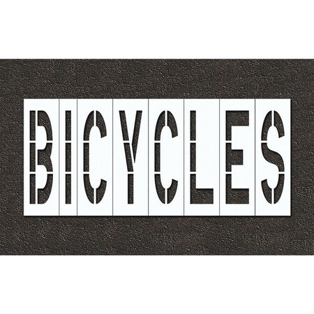 Pavement Stencil, Bicycles, STL-108-74818 MPN:STL-108-74818