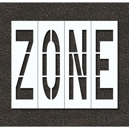 Pavement Stencil, Zone, STL-108-74824 MPN:STL-108-74824