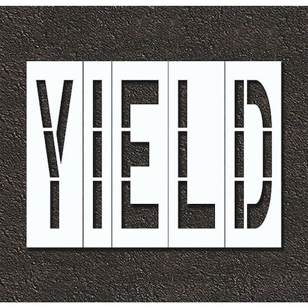 Pavement Stencil, Yield, STL-108-74826 MPN:STL-108-74826
