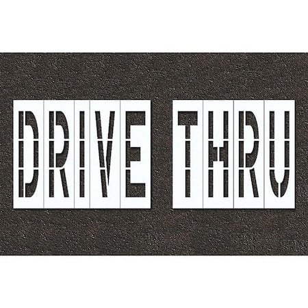 Pavement Stencil, Drive Thru, STL-108-74836 MPN:STL-108-74836