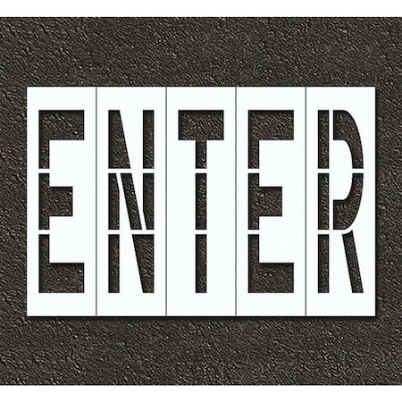 Pavement Stencil, Enter, STL-108-79604 MPN:STL-108-79604