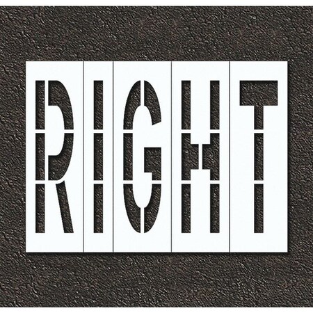 Pavement Stencil, Right, STL-108-79621 MPN:STL-108-79621