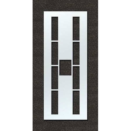 Airport Pavement Stencil, Letter, 108 in Character Height, Highway Gothic Font, Polyethylene, Clear MPN:STL-108-F108H