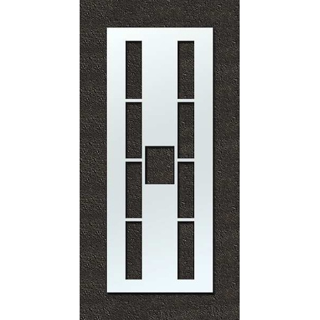 Airport Pavement Stencil, Letter, 120 in Character Height, Highway Gothic Font, Clear, 1 Pieces MPN:STL-108-F120H