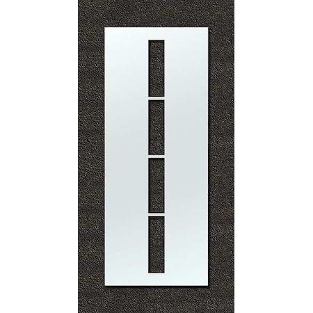 Airport Pavement Stencil, Letter, 120 in Character Height, Highway Gothic Font, Clear, 1 Pieces MPN:STL-108-F120I