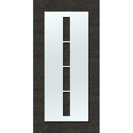 Airport Pavement Stencil, Letter, 144 in Character Height, Highway Gothic Font, Clear, 1 Pieces MPN:STL-108-F144I
