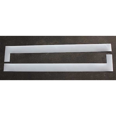 Pavement Stencil, Symbol, Wheel Stop, 9 in Character Height, Not Applicable Font, Polyethylene MPN:STL-116-5050