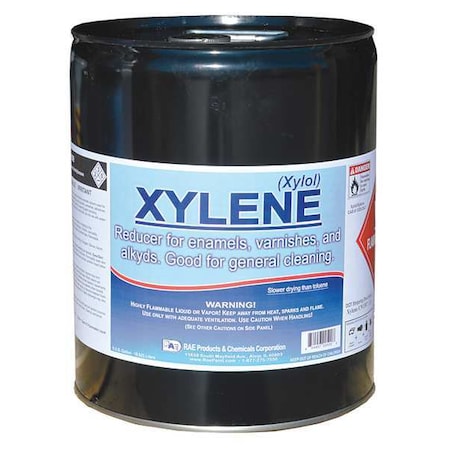 5 gal Xylene Paint Thinner Solvent, Clear, Solvent Base MPN:S-01CN