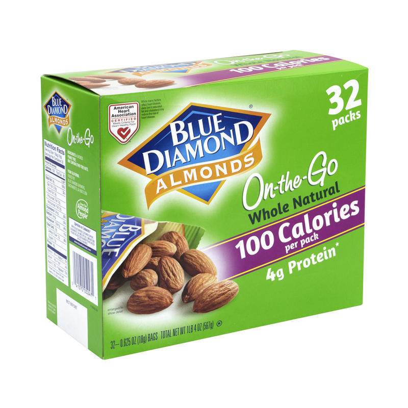 Blue Diamond Almonds On-The-Go Bags, 0.63 Oz, Box Of 32 Bags MPN:22073