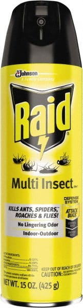 Insecticide for Ants, Centipedes, Crickets, Dermestids, Fleas, Gnats, Mosquitoes, Roaches, Silverfish, Small Moths, Sow Bugs, Spiders, Wasps & Waterbugs: 15 oz, Liquid MPN:SJN300819
